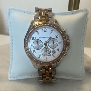 Michael Kors Tri-Color Quartz Watch MK-5922